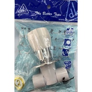 DKI 1/2"/15mm Pili Paip Air Washing Machine Plastic Stop Cock Pili Paip Water Tap Toilet Faucet Bath