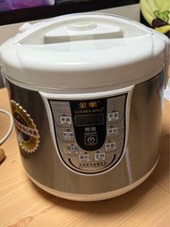 Golden Well 金樂 黑晶陶瓷營養飯煲（5.0公升）GBC- 5D