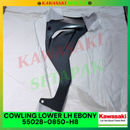 ZX636 COWLING LOWER LH EBONY 55028-0850-H8 KAWASAKI ORIGINAL SPARE PART