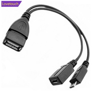 LOVETOUCH USB Port Terminal Adapter OTG Cable For Fire TV 3 Or 2nd Gen Fire Stick A5G7