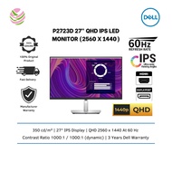 Dell P2723D 27" QHD IPS LED Monitor (2560 x 1440) WLED Edge Light Backlight P2723D