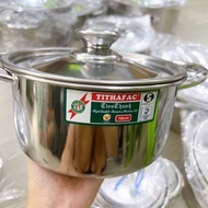 Tithafac Stainless Steel Induction Cooker Thick Stainless Steel Pot Can Use Induction Cookers of All