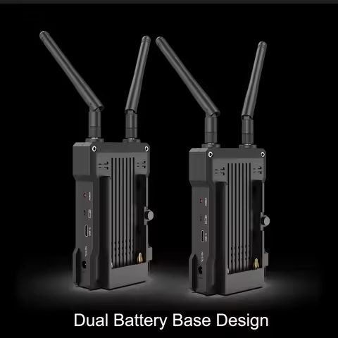 4K Wireless Transmission System Display Adapter 200m 5G Dual HDMI Extender Video Transmitter and Rec