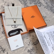 Hermes 愛馬仕 mini pop h 項鍊 經典配色 黑色 玫瑰金🉑送禮狀態