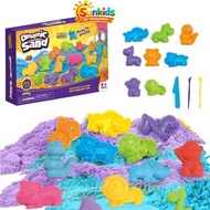 (Premium type) Biological sand, Kinetic sand set with mold, Kinetic sand safe for children, Sunkids 