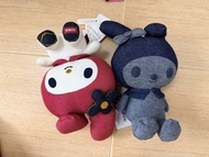 My Melody Edwin 丹寧布娃娃