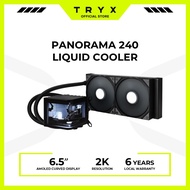 TRYX Panorama 240 240mm AIO 6.5'' AMOLED Curved Screen 3D Anamorphic Effect Display Customizable AIO