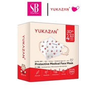 Yukazan Kids 4ply 3D Fit Yukabear Protective Medical Face Mask (20 Pcs/Box)