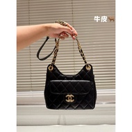 Chanel Gold Coin HOBO Underarm Bag Chain Bag Lunch Bag Ladies Shoulder Bag Handbag vintage Retro Sty