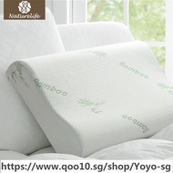 Naturelife Bamboo Fiber Pillow Slow Rebound Health Care Memory Foam Pillow Memory Foam Pillow Suppor