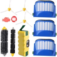 efluky 3500mAh Ni-MH Replacement Roomba Battery + Replacement Accessory Part Kit for iRobot Roomba 6