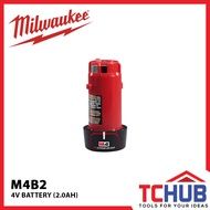 [Milwaukee] M4B2 4V Battery (2.0AH)