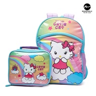 Boardwalk Sunnycat Girls Backpack With Lunchbag School Bag Kids Bag Girls Bag Pack