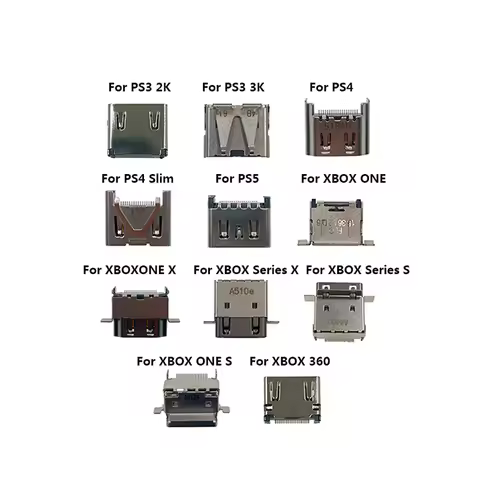 1-5Pcs For PS3 Slim 2K 3K 4K for PS4 Pro PS5 HDMI- Compatible Port Socket For Xbox One Series X S XB