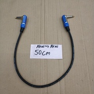 Akai to Akai 50cm Canare cable 6.5mm to 6.5mm 50cm Canare cable/