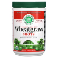 Green Foods Organic and Raw, Wheatgrass Shots, 10.6 oz (300 g)