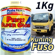 Cat Kuning Trek 1Kg Penta Super Gloss Yellow Mitsubishi Fuso Truck Truk Canter