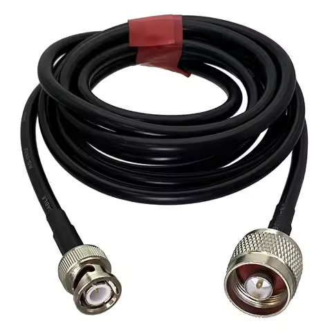 RG58 Low Loss N Male to BNC Male Coaxial Cable,RG58 N BNC Extension Jumper Cable for Antenna,RF Radi