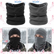 MELENMY Fleece-Lined Neck Gaiter, Soft Warm Windproof Scarf, Men Women Thickened Resilient Windproof