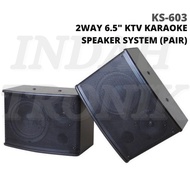 KS-603 6.5INCH Karaoke Speaker System 6.5" KTV Woofer Set Box [1 Pasang / 1 Pair]