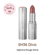 [Super Beautiful Western Shimmer] SEPHORA ROUGE SHINE SH36 DIVA Moisturizing Emulsion Lipstick