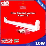 GoldStar Kap Balok Simbat Untuk Lampu TL T8 10 Watt 1 Set Rumah Lampu Kap Kosong Termasuk Ballast El