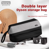 Double-layer hair dryer storage bag for Dyson Hair dryer/Airwrap/Airstrait Travel bag Bathroom stora