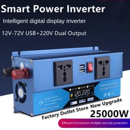 ⚡Fast delivery✈25000W Pure Sine Wave Inverter Solar Inverter Car Inverter Travel Adapter12V/24V/48V/