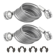 2 PCS Hood Restraint Cable with Clips L9260171065 FOR Peterbilt 389 388 384