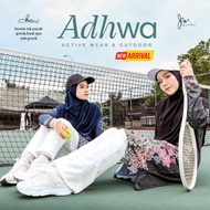 READY STOCK 🔥 New Adhwa Tshirt Blouse Muslimah Honeycomb Microfiber Ironless for outdoor by Jelita Wardrobe