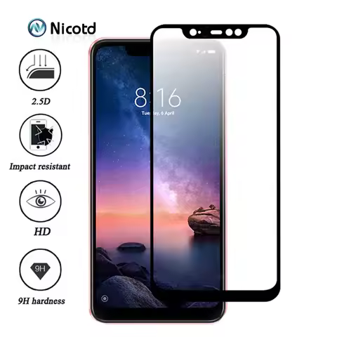 Nicotd Tempered Glass For Xiaomi Redmi Note 6 Pro 4X 4A 5A 5 Plus Screen Protector For Redmi 6A 6 No