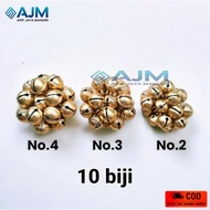 COD brass bells, cat bells, jaranan rattles