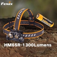 Fenix HM65R Tri-proof Headlamp 1400Lumens Type-C Rechargeable LED ightweight Headlight With 18650 30
