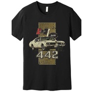 1969 69 Olds 442 Muscle Car Premium T-Shirt 664272 funny Men’s Short Sleeve Graphic T-shirt