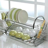 【hooray 2 Layer Dish Drainer Stainless Steel HL0066