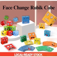 Emoji Face Rubik Cube Expression Changing Puzzle Magic Block Toy for Kids魔术方块益智儿童玩具