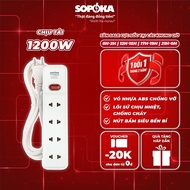 SOPOKA 4H1 4H2 1200W 2200W load-bearing power outlet with 2.5M4,5M wire