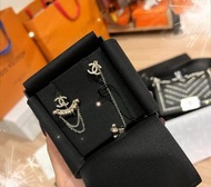 2022 新款 Chanel 22C 耳環 耳夾 Earring 鴛鴦不對稱款