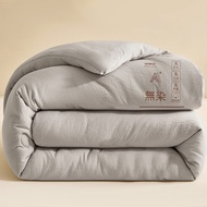 Japanese Style Plain Selimut Tebal Skin-Friendly Class A Quilt Insert Duvet High Quality Thick Quilt