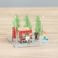屋台 FingerART紙藝術模型 連展示盒 日本文化系列 (SJ-523)