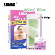 【ReadyStock】Sumax Mini Wax Strip Hair Removal Wax Strip MINI 超方便除毛贴 祛毛贴Hair Removal WaxWax Paper ️Ha