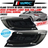 Vland Toyota 86 GR86 / Subaru BRZ 2022 - 2024 0555 Dynamic Light Bar Tail Lamp With Signal Running
