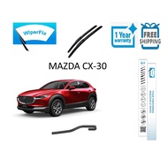 [WiperFix] MAZDA CX30 / CX-30 SET 2019 ABOVE - WIPERFIX SILICONE WIPER