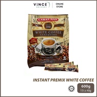 CAWAN MAS 3 in 1 Premix Instant White Coffee • 金杯 三合一白咖啡 | 600G [15's x 40G]