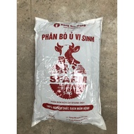 Phân bò ủ vi sinh Sfarm Đặng Gia Trang túi 2kg 5kg giúp đất sạch màu mỡ cây khoẻ ra rễ mạnh