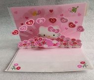 Hello Kitty 絕版立體賀卡