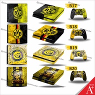 Garskin Sticker Ps4 slim Ps4 Fat Ps4 Pro Motif club Borussia Dortmund Al nassr al ittihad