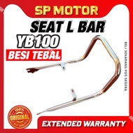 YB100 SEAT L BAR BELAKANG BESI TEBAL CHROME YB 100 YB100 HANDLE L BAR BELAKANG SPOILER BELAKANG