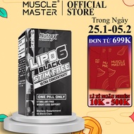 [HCM]Viên Giảm Mỡ Nutrex Lipo 6 Black Stim-Free 60 Viên