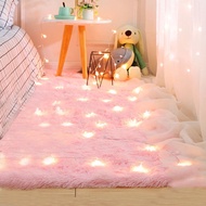 Bed foot carpet - Grade 1 fluffy carpet - decorative fur carpet